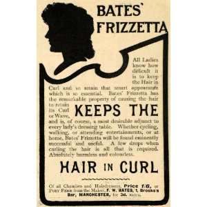   Drops Keeps Womens Hair Curly   Original Print Ad