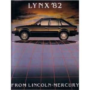    1982 MERCURY LYNX Sales Brochure Literature Book Automotive