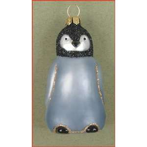   Margaret Cobane Glass Ornament   Baby Emperor Penguin