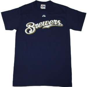  Milwaukee Brewers Logo Ryan Braun Mens T Shirt Sports 