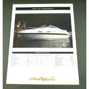  1995 95 SEA RAY 230 SUNDANCER Boat BROCHURE Everything 