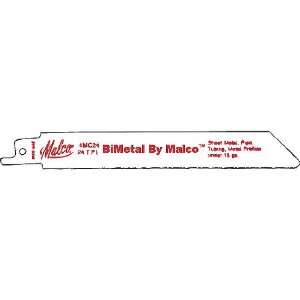 Malco B4MC24 NA 6 x 24 TPI Bi Metal Reciprocating Saw Blades (Package 