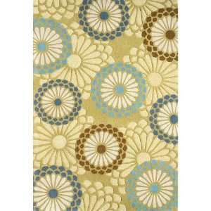 Dynamic Rugs Florence Light Green Contemporary Rug   GM4611 521   8 x 