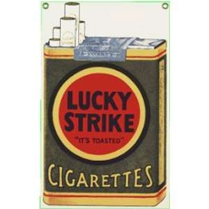  Ande Rooney Lucky Strike Metal Sign