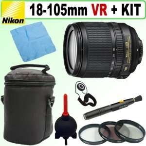  Nikon 18 105mm f/3.5 5.6 AF S DX VR ED Nikkor Lens 