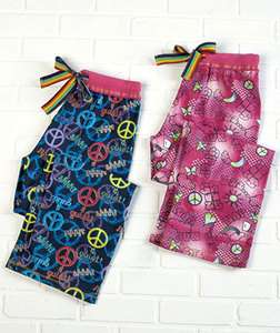 Womens Knit Lounge Pants 2 Pair Comfy Pants Drawstring 100% Cotton XL 