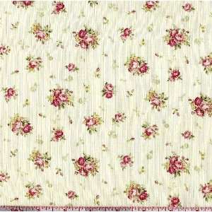  45 Wide Mary Rose Bouquet Celery Fabric By The Yard 