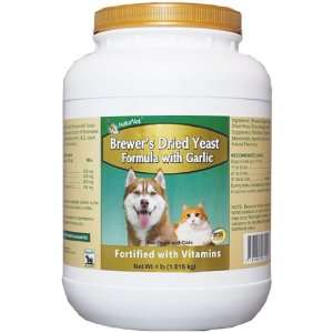  NaturVet Brewers Dried Yeast Formula with Garlic for Dogs 