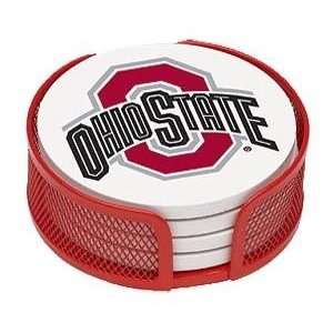  Absorbent Coaster Gift Set Ohio State   Coordinating 