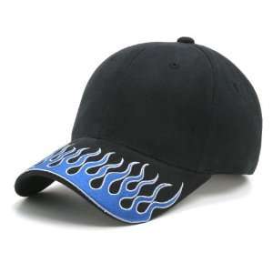  FIRE BRIM ADJUSTABLE BLACK/BLUE/GRAY HAT CAP HATS 