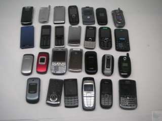   27 Miscellaneous Cell Phones Verizon Tmobile AT&T Sprint Blackberry