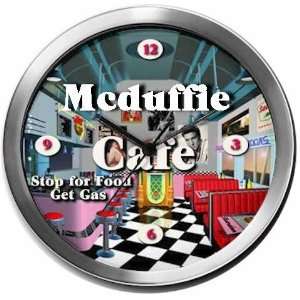  MCDUFFIE 14 Inch Cafe Metal Clock Quartz Movement Kitchen 