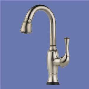 Brizo Faucets 64903LF SS Single Handle Pull Down Bar Prep Faucet With 