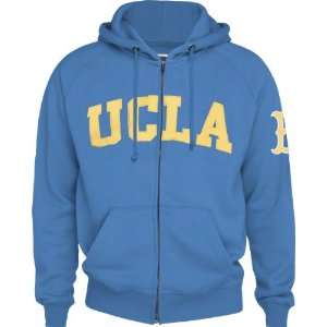  UCLA Bruins Vintage Campus Full Zip Fleece Hoodie Sports 