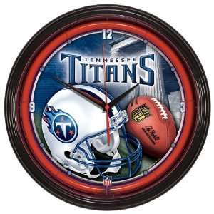 NFL Tennessee Titans Neon Clock 