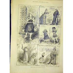  Tableaux Vivants Fairy Tale Sketches Exhibition 1888