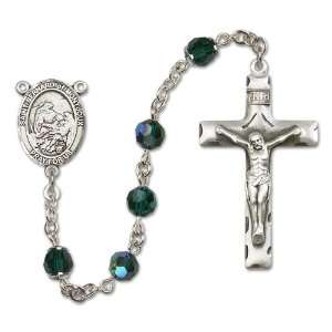 St. Bernard of Montjoux Emerald Rosary