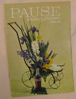 PAUSE For Living COKE COCA COLA Magazine Spring 1966  