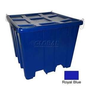  Bulk Un Container With Lid 47 1/2 X 47 1/2 X 40 1/2 Royal 