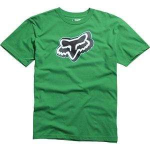  Fox Racing Syndicate T Shirt   Medium/Green Automotive