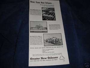 Greater New Orleans   Sweet Potato Digger 1948 Ad  