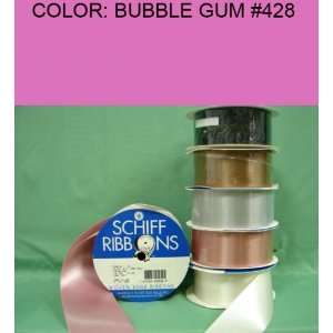   SINGLE FACE SATIN RIBBON Bubble Gum #428 3/8~USA 