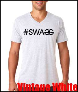New #SWAGG MTV Jersey Shore DJ Pauly D SWAGG SWAG Next Level V Neck T 