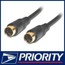 NEW 50 ft S Video SVideo Cable Gold Plated Male to Male  