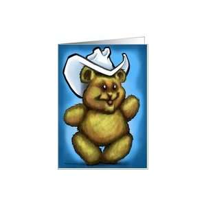  Cowboy Bear Card Card Toys & Games
