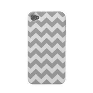  Gray and White Chevron IPhone Case Case mate Iphone 4 Case 