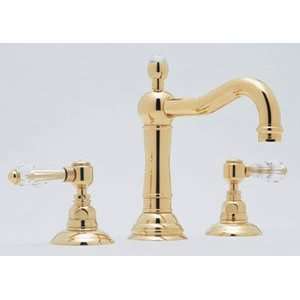 Rohl Faucets A1409XM Column Spout Widespread with Cross Handles Antico 