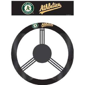   Oakland Athletics Poly Suede Steering Wheel Cover