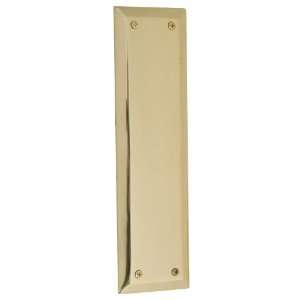 Brass Accents A07 P5400 770 Quaker Weathered Rust Push Plate Door Plat