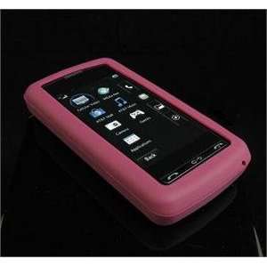 BURGUNDY FULL VIEW Silicone Skin Cover Case w/ Screen Protector for LG 