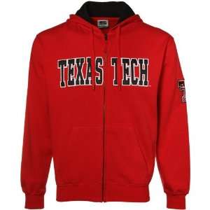  Texas Tech Red Raiders Scarlet Classic Twill Full Zip 