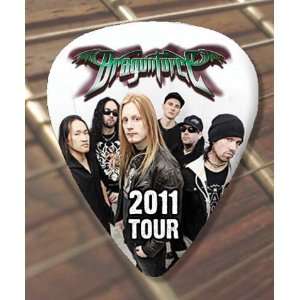  DragonForce 2011 Tour Premium Guitar Pick x 5 Medium 