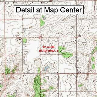   Map   Rose Hill, Iowa (Folded/Waterproof)