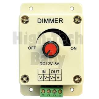 12V 8A LED Light Dimmer Switch Brightness Control(1 CH)  