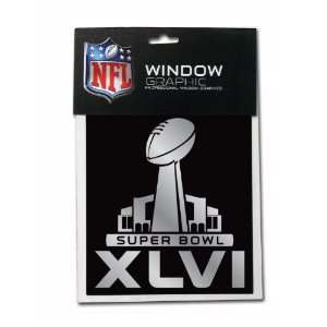 NFL 2012 Super Bowl XLVI in Indianapolis Large Window 