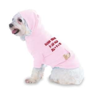   tree Hooded (Hoody) T Shirt with pocket for your Dog or Cat LARGE Lt