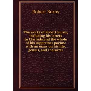   suppresses poems with an essay on his life, genius, and character