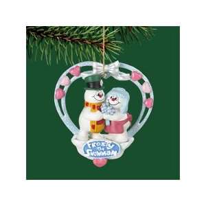  Carlton Heirloom Collection Mr. & Mrs. Frosty Christmas 