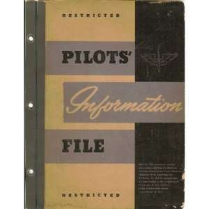  Pilot Information File Manual Aircraft B 17 B 24 B 25 P 38 