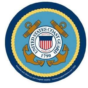  US Coast Guard Logo Car Magnet 