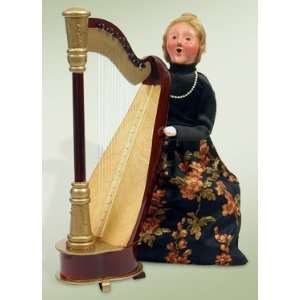  Byers Choice Carolers   Woman with Harp