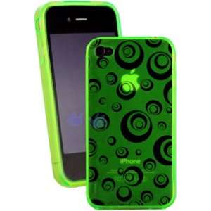   TPU Case with Inner Groove Bubble Design   Groove Bubble Neon Green