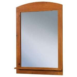  Wood Frame Mirror with Sunny Pine Finish   southshore 