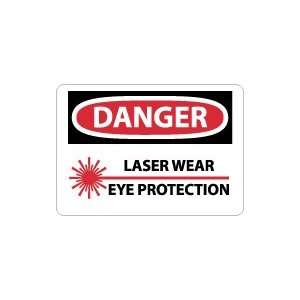  OSHA DANGER Laser Wear Eye Protection Safety Sign
