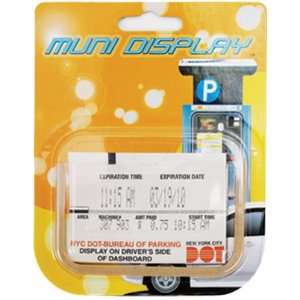  Muni Display Parking Slip Holder Automotive