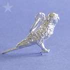 BUDGIE BUDGERIGAR BIRD Sterling Silver Charm Pendant